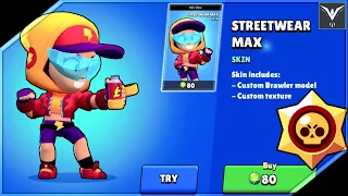 [🎣 ASMR ↪ Brawl Stars] - "🎮 I've unlocked the *NEW* Streetwear Max Skin! 🌟 | Let's Play | For Sleep"