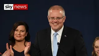 Australian PM Scott Morrison wins surprise re-election