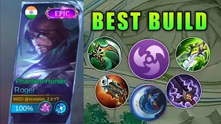 roger best new critical damage build #mobilelegends #gamingvideos #gaming #viralvideo #viralmlbb#