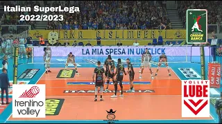Lavia vs Nikolov - Scout View - Trentino vs Volley Lube - Italian SuperLega 2022 - Highlights