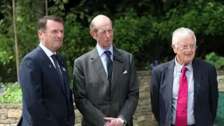 HRH The Duke of Kent cuts ribbon as Alchemilla sculpture unveiled