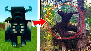 Mobs do Minecraft CAPTURADOS NA VIDA REAL