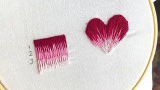 Long and Short Stitch - Embroidery Stitch Tutorial