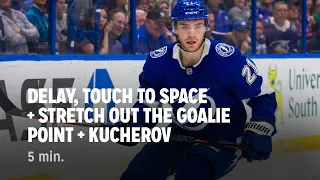 Delay, Touch to Space + Stretch Out The Goalie | Point + Kucherov