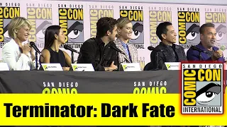 TERMINATOR: DARK FATE Comic Con 2019 Panel (Mackenzie Davis, Arnold Schwarzenegger, Linda Hamilton)