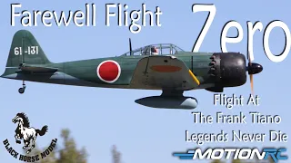 Black Horse Zero Farewell Flight At The Frank Tiano Fly-In | Motion RC