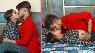 Physical Prank On My So Much Cute Girlfriend ❤🙈 | Real Kissing Prank | Gone Romantic | Couple Rajput