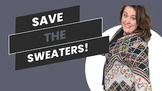 Save The Sweaters!! #mending #sewing