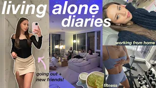 LIVING ALONE DIARIES! new hobbies & friends, productive days, notion tour, + cooking & cleaning♡