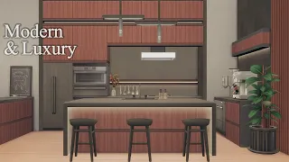 Modern Luxury Apartment 🌰 | The Sims 4 | Stop Motion Build | No CC