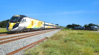 Brightline Testing September 2nd (2 Videos) Gus Hipp Rockledge,FL ** FAST PASSES 90+mph** *radargun