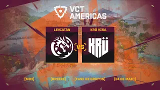 KRÜ Esports x Leviatán Esports (Mapa 2: Breeze) | VCT Americas