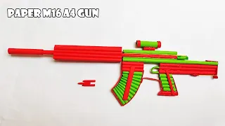 Origami M16 A4 Gun | how to make paper gun | Paper M16 gun origami step by step