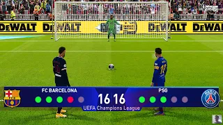 PES 2021 | Barcelona vs PSG | Penalty Shootout | UEFA Champions League UCL | Neymar vs Messi