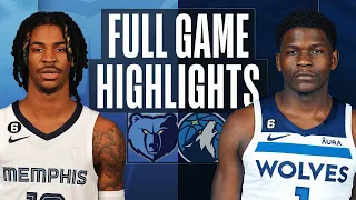 Minnesota Timberwolves vs Memphis Grizzlies Full Game Highlights | Nov 30 | NBA Season 2022-23