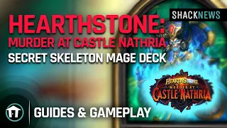 Hearthstone: Murder at Castle Nathria - Secret Skeleton Mage Deck