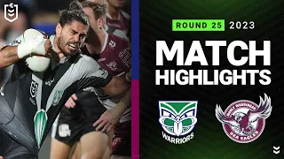 NRL 2023 | New Zealand Warriors v Manly-Warringah Sea Eagles | Match Highlights