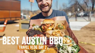 Best BBQ in Austin Texas! Travel Vlog Day 2 | Jeremy Jacobowitz