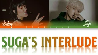 Halsey feat. Suga - Suga's Interlude [ Color Coded Rom/Eng/Albanian Lyrics ]