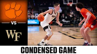 Clemson vs. Wake Forest Condensed Game | 2022-23 ACC Men’s Basketball