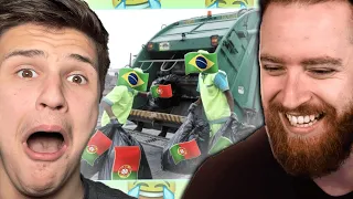 LubaTV on the Meme War - BRAZIL X PORTUGAL |🇬🇧 Gringo Britânico Reagindo