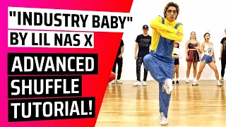 Shuffle Dance Tutorial Advanced Choreography | INDUSTRY BABY - Lil Nas X | Kentobaby