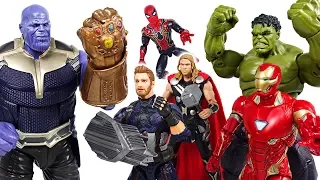 Marvel Avengers Infinity War! Hulk, Spider Man, Iron Man, Thor! Defeat the Thanos! - DuDuPopTOY