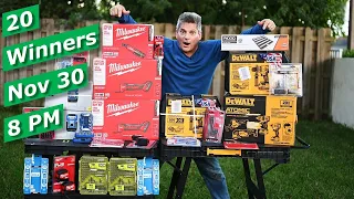 🎄 Black Friday Haul Free Tool Giveaway! Choose Winners LIVE! 2020