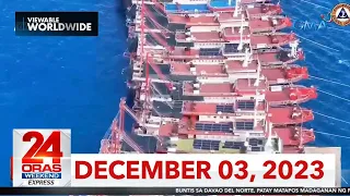 24 Oras Weekend Express: December 03, 2023 [HD]