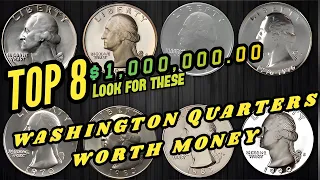 Top 8 Most Valuable Quarters Worth Money.