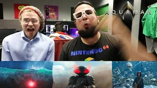 BLACK MANTA vs AQUAMAN! Reacting to Aquaman - Official Trailer 1| AQUAMAN REACTION