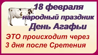 АГАФЬЯ ПОМИНАЛЬНИЦА 18 февраля. Запрет для мужчин.Не делайте ЭТО после захода солнца