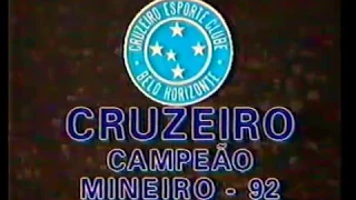 Cruzeiro 2 x 0 América MG - Decisão Campeonato Mineiro - 1992 - Parte 5