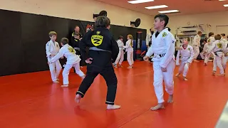 3-28-24 Sawyer relearning collar and elbow inside control break posture spiral to padlock with Eli.