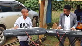 Young Boy Joshua Amazes Teacher LeviPro as they collaborated In Piano Seben