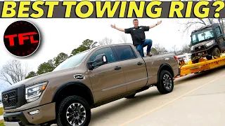 How Hard Can The 2020 Nissan Titan XD Work? We Tow 10,000 Pounds To Find Out!