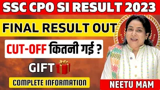 SSC CPO FINAL RESULT 2023 OUT🔥 | DELHI POLICE SI FINAL RESULT OUT || NEETU MAM #sscpo #sscresult