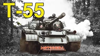 T-55 tank doesn't care about your emissions - MotoBieda