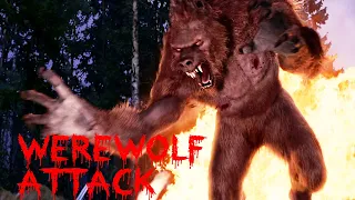 werewolf attack - chase frankenstein scene - Van Helsing HD