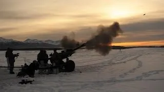 JBER howitzer fire training exercise