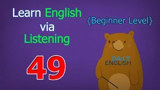 Learn English via Listening Beginner Level | Lesson 49 | Vegetables