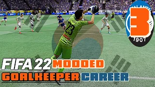 FIRST CLEAN SHEET?!?! - FIFA 22 GK Realism Modded Player Career Mode | Ep3