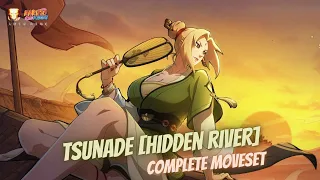 Tsunade Senju [Hidden River] Complete Moveset | Skin Changes Ultimate Jutsu | Naruto Mobile