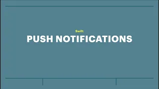 Занятие 21: Знакомство с Push Notifications
