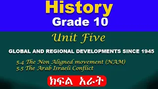 Grade 10 history unit 5 part 4 | Global and regional developments since 1945 | Non-Aligned Movement