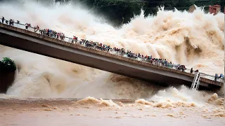 The dam is collapsed! Cities go underwater, flood in Guangxi, China