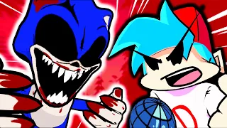 Sonic.EXE V.S Boyfriend in Friday Night Funkin' VR Part.2 - (VRChat: FNF Mods - Faker + Black Sun)