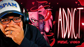 Listening to ADDICT For The FIRST TIME! [HAZBIN HOTEL Music Video REACTION!]