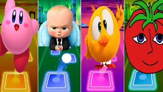 kirby🆚baby boss🆚Where_s_Chicky🆚Mr TomatoS 🌟Who is best?