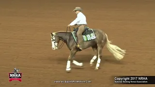 Splash Big Time ridden by Jesus E Chavez  - 2017 NRHA Futurity (Open Futurity Semis, Sec. 1)